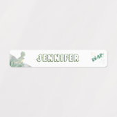 Cute Dinosaur Waterproof Name Set 1 Labels (Design 2)