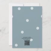 Cute Dinosaur Waterverf Baby shower Kaart (Achterkant)