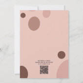 Cute Dinosaur Waterverf Baby shower Kaart (Achterkant)