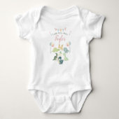 Cute Dinosaur Waterverf Personalized Baby Romper (Voorkant)