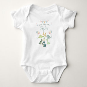 Cute Dinosaur Waterverf Personalized Romper