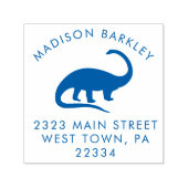 Cute Dinosaur Zelfinktende Stempel (Design)