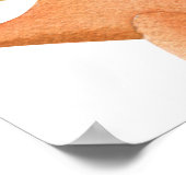 Cute Dinosaurs 1st Birthday Baby shower Poster (Hoek)