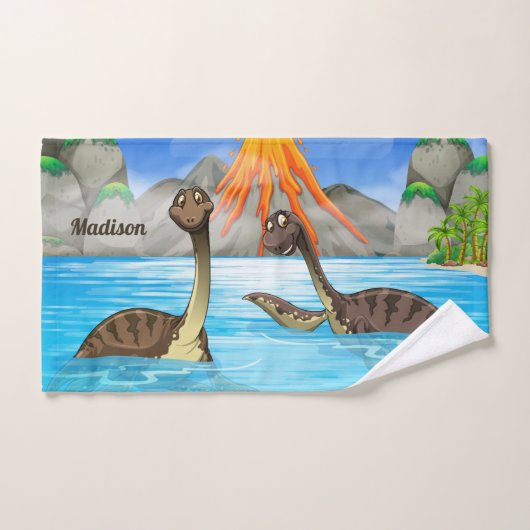 Cute Dinosaurs aangepaste handdoekset Bad Handdoek (Handdoek)