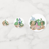 Cute Dinosaurs Baby Birthday Party Decor Confetti (Voorkanten)