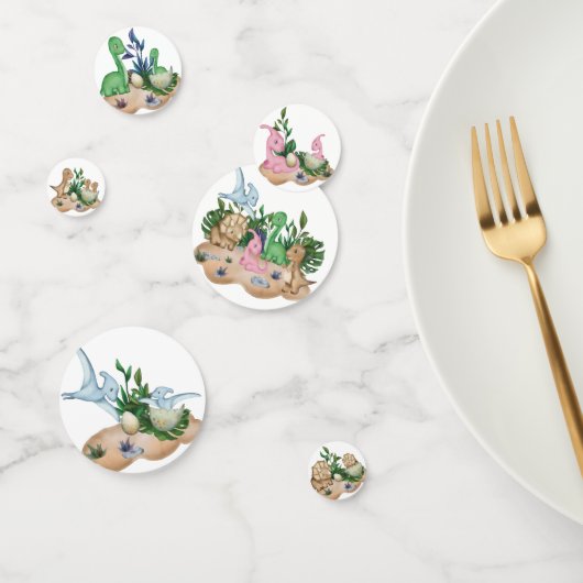 Cute Dinosaurs Baby Birthday Party Decor Confetti (Groep)