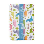 Cute Dinosaurs Bath Mat (Voorkant Verticaal)