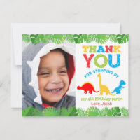 Cute Dinosaurs Birthday Hartelijk dank