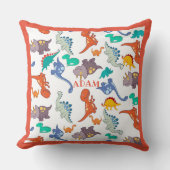 Cute Dinosaurs Buggy Kussen (Voorkant)