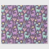 Cute Dinosaurs Cadeaupapier (Vlak)