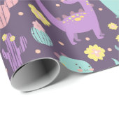 Cute Dinosaurs Cadeaupapier (Rol Hoek)