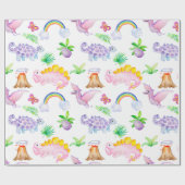 CUTE DINOSAURS CADEAUPAPIER (Vlak)