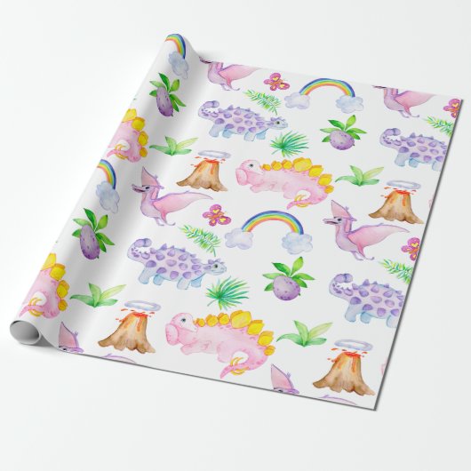 CUTE DINOSAURS CADEAUPAPIER (Uitgerold)