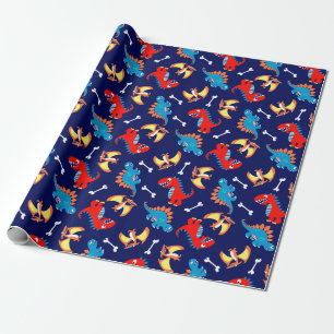 Cute dinosaurs cadeaupapier