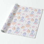 Cute Dinosaurs Cadeaupapier (Uitgerold)