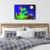 Cute Dinosaurs Canvas Afdruk (Insitu (Slaapkamer))