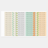 Cute Dinosaurs Day Care School Name Clothing Labels (Vel)