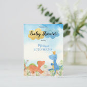 Cute Dinosaurs die Baby shower afspelen Briefkaart (Staand voorkant)