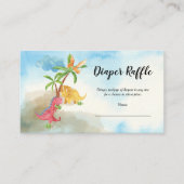 Cute Dinosaurs die Baby shower afspelen Informatiekaartje (Voorkant)