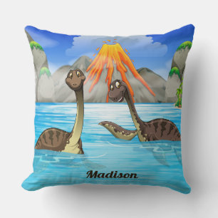 Cute Dinosaurs douanenaam werpt kussens