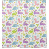 Cute Dinosaurs Douchegordijn (Voorkant)