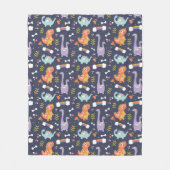 Cute Dinosaurs Fleece Deken (Voorkant)