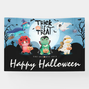Cute Dinosaurs Halloween Party Spandoek