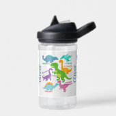 Cute Dinosaurs Kinder Gepersonaliseerd Waterfles (Links)
