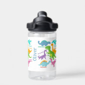 Cute Dinosaurs Kinder Gepersonaliseerd Waterfles (Achterkant)
