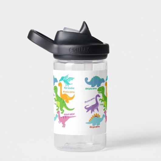Cute Dinosaurs Kinder Gepersonaliseerd Waterfles (Rechts)