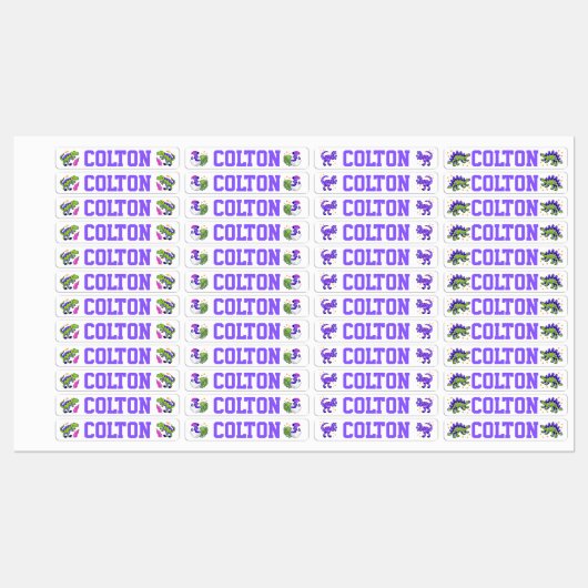 Cute Dinosaurs Labels (Vel)