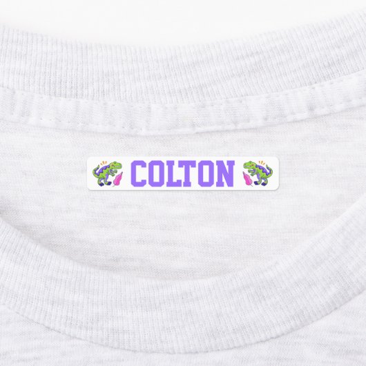 Cute Dinosaurs Labels (Aangebracht)