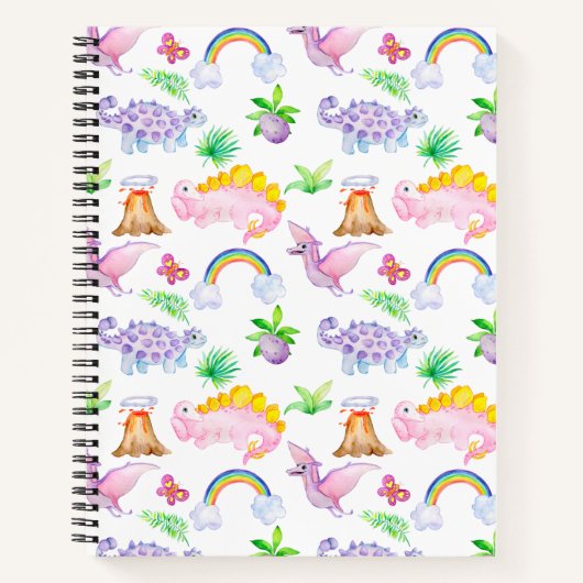 cute dinosaurs  notitieboek (Voorkant)