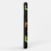 Cute Dinosaurs op zwarte achtergrond Case-Mate iPhone Case (Achterkant/rechts)