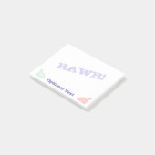 Cute Dinosaurs pastel kleurful Post-it® Notes (Schuin)