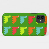 Cute Dinosaurs Pattern iPhone 5 Hoesje (Achterkant (horizontaal))