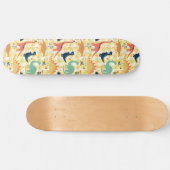 Cute Dinosaurs Pattern Persoonlijk Skateboard (Horizontaal)