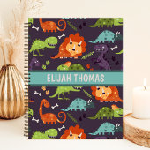 Cute Dinosaurs Persoonlijke Aangepaste Boys Notitieboek
