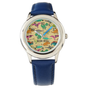 Cute Dinosaurs Prehistorische Kinder Watch Horloge