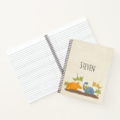 Cute Dinosaurs Prehistorische wilde dieren Notitieboek (Binnen)