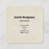 Cute Dinosaurs Prehistorische wilde dieren Vierkante Visitekaartje (Achterkant)