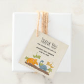 Cute Dinosaurs Prehistorische Wildlife Hartelijk d Bedankjes Labels (In situ)