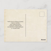 Cute Dinosaurs Prehistorische Wildlife Hartelijk d Briefkaart (Achterkant)