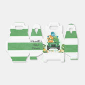 Cute Dinosaurs Safari Vehicle Boy Baby shower Bedankdoosjes (Uitgevouwen)