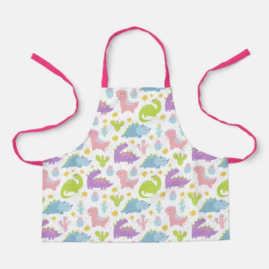 Cute Dinosaurs Schort (Voorkant)