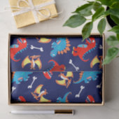 Cute dinosaurs tissuepapier (Geschenk)