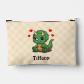 Cute Dinosaurus Kinderen Potloodetui – Voeg Naam T Etui (Achterkant)
