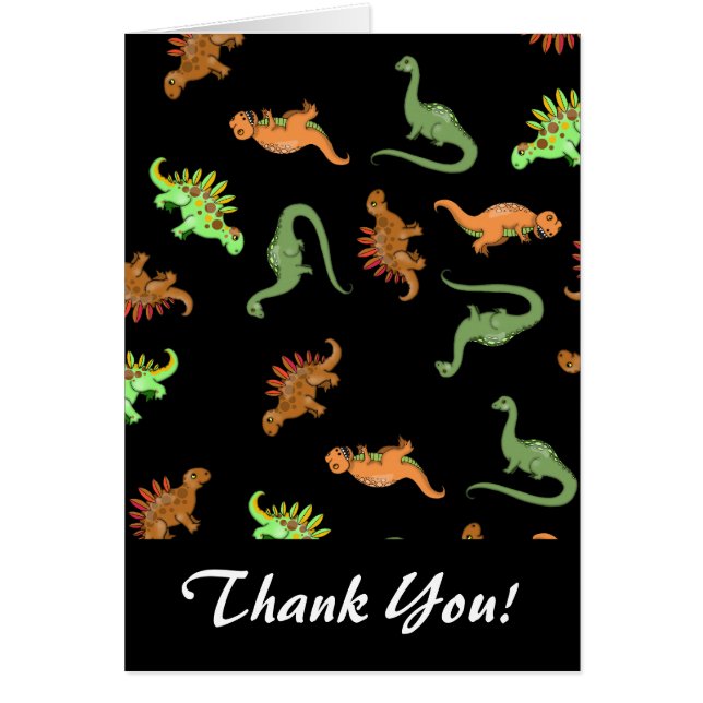 Cute Dinosaurus Patroon (Voorkant)