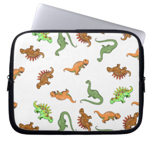 Cute Dinosaurus Patroon Laptop Sleeve
