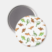 Cute Dinosaurus Patroon Magneet (Voorkant / Achterkant)